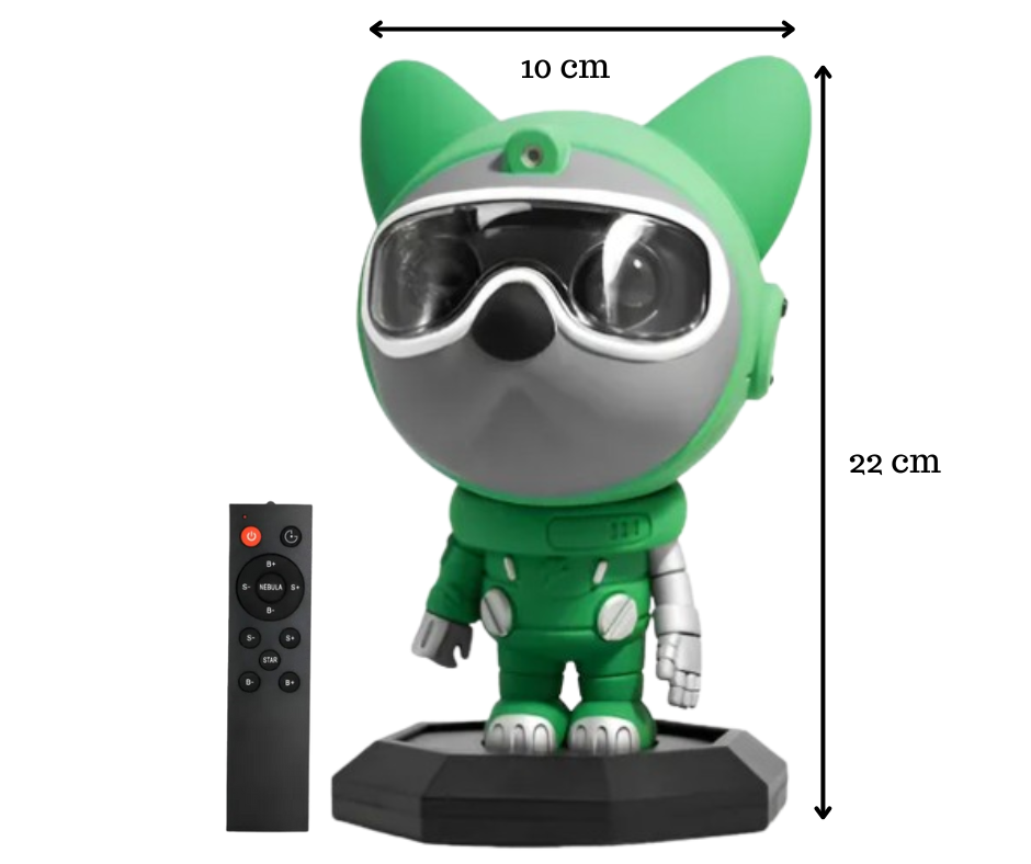 Perrito proyector de galaxia