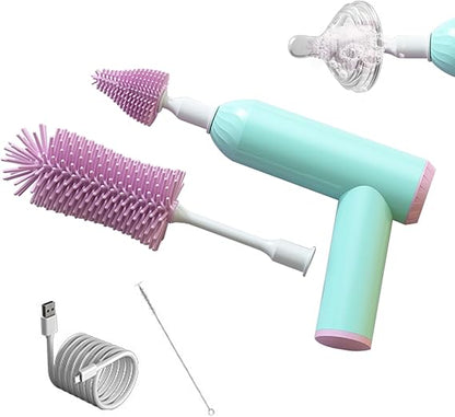 Limpiador de cepillo eléctrico para biberones