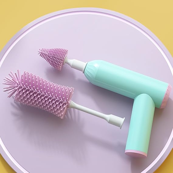 Limpiador de cepillo eléctrico para biberones