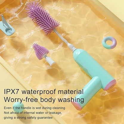 Limpiador de cepillo eléctrico para biberones