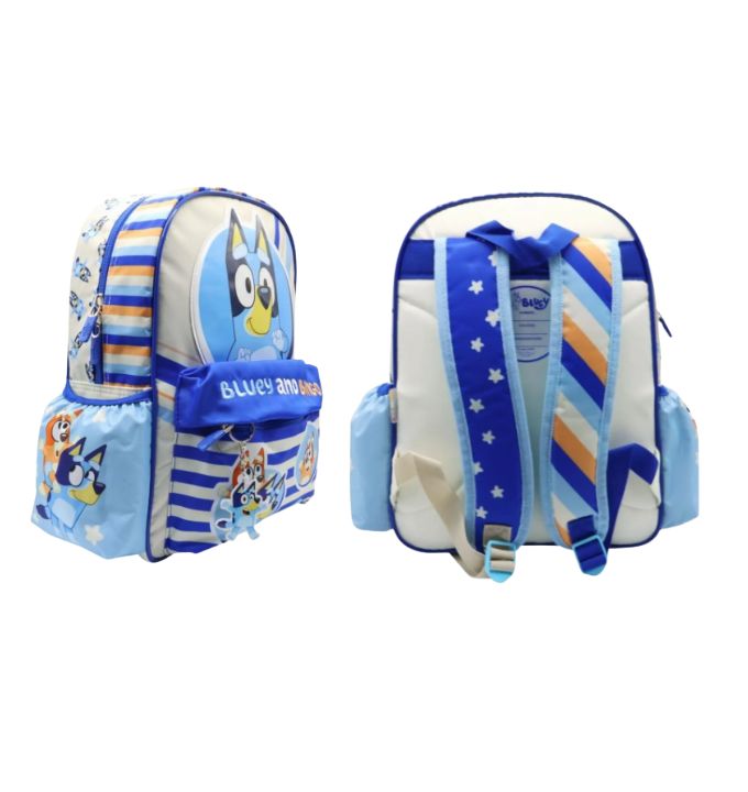 Children's Club | Set Mochila Bluey Azul A4 incluye Lonchera y Cartuchera de Children’s Club