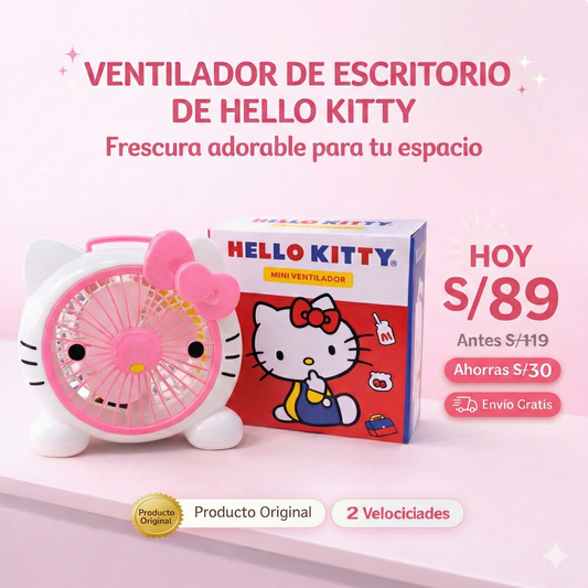 Ventilador Hello Kitty