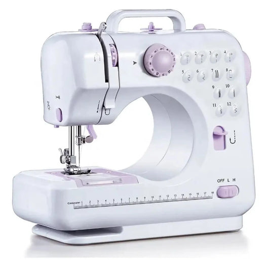 Máquina de coser multifuncional 12 puntadas